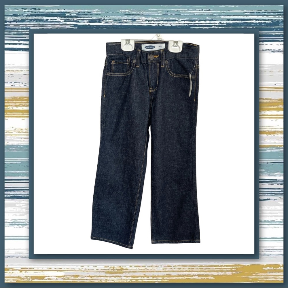 Old Navy Boys Loose Fit Straight Leg Jeans